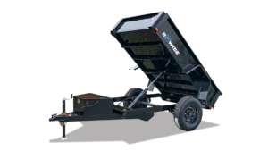 BWise 5 x 8 Dump Trailer – 3K Spreader Gate
